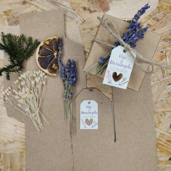 Scatolina Portaconfetti ECO BOX Lavanda Lovers  FAI DA TE